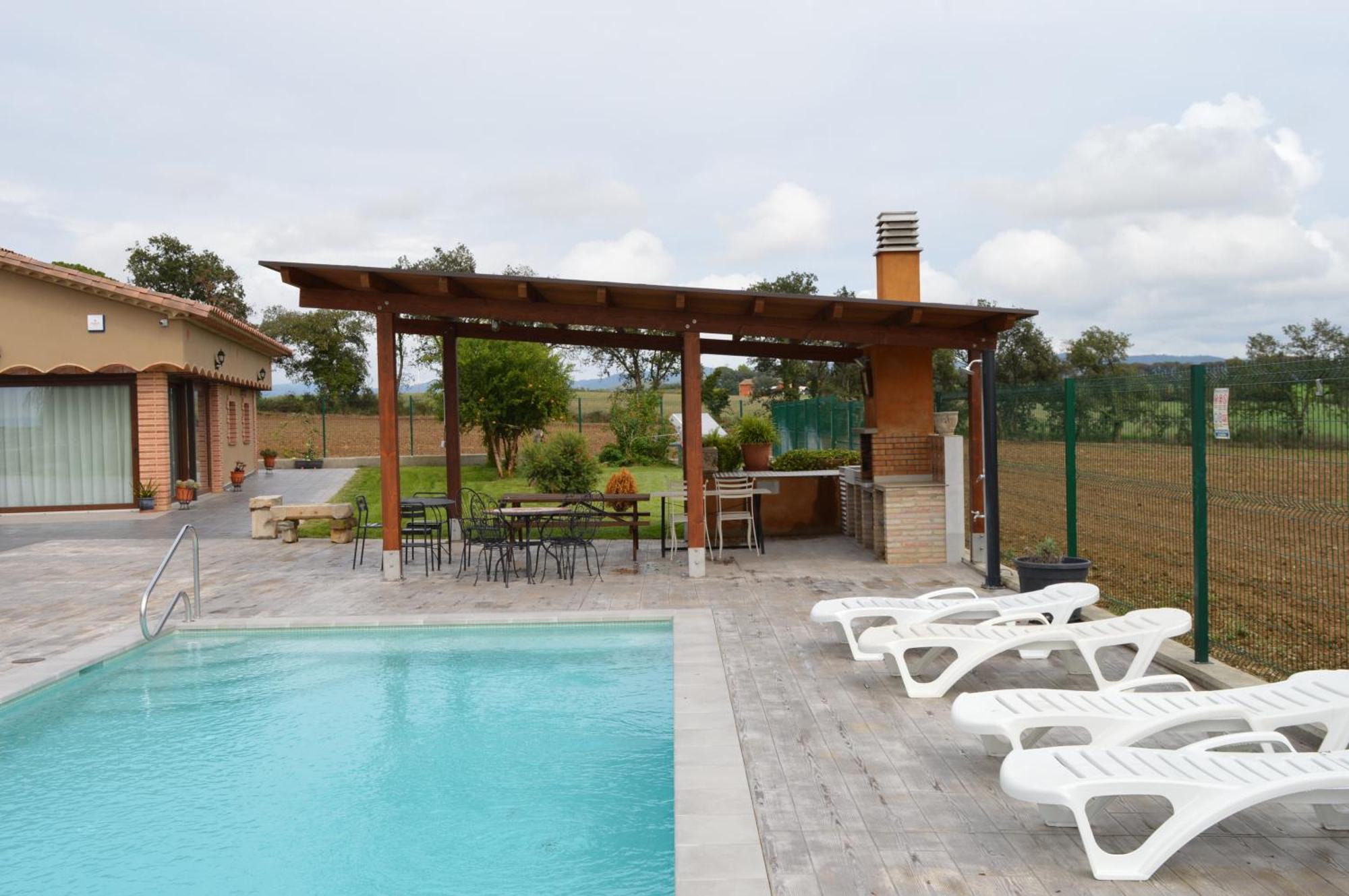 Mas Piua Vila Girona Exterior foto