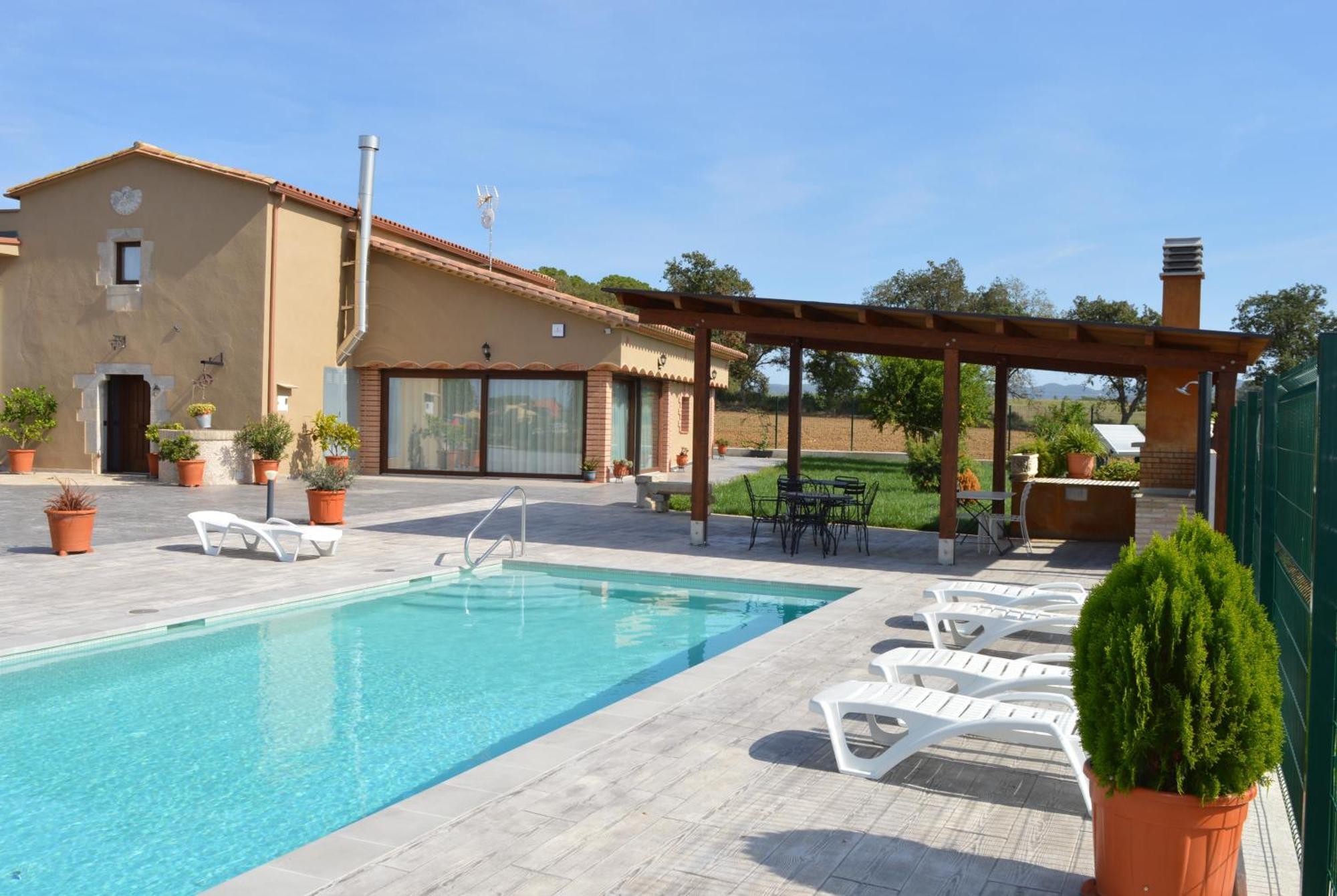 Mas Piua Vila Girona Exterior foto
